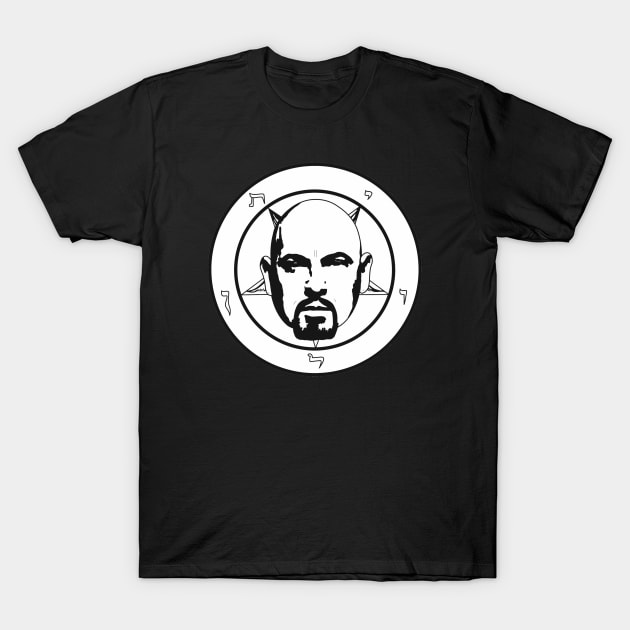 Anton LaVey T-Shirt by knightwatchpublishing